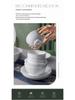 Jingdezhen High-Value White Porcelain Tableware Set: Underglaze Color Relief Bowl and Plate Collection