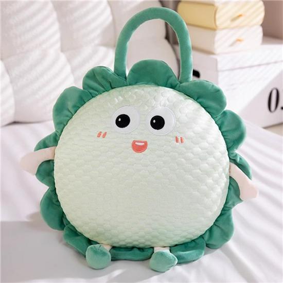 Sunflower Two-in-One Pillow Quilt for Car & Home - Convertible Cushion and Blanket for Women 45cm