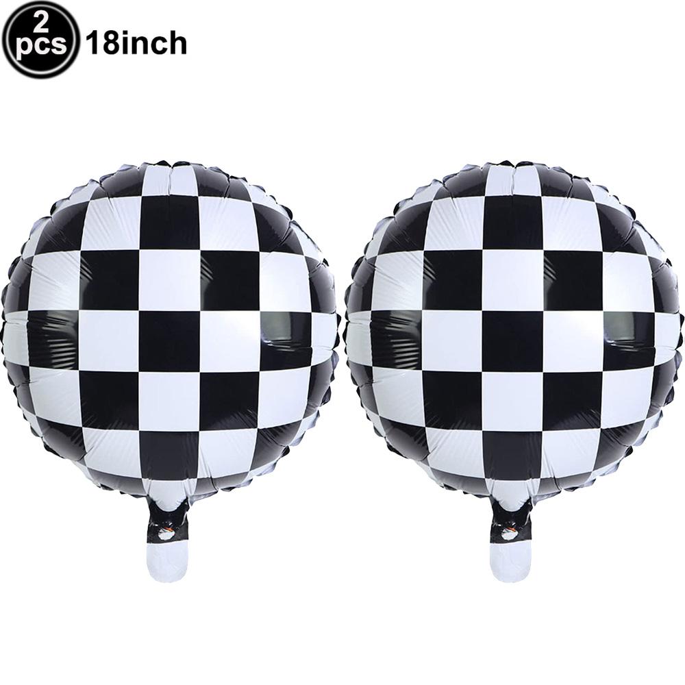 Black & White Checkered Flags Race Car Happy Birthday Banner Tablecloth Kids Boys Racing Car Birthday Party Decorations Supplies