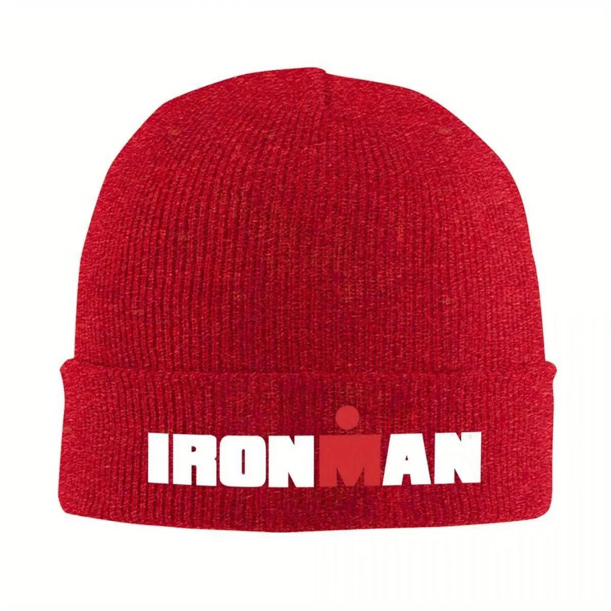 

New Crazy Endurance Race Triathlon Logo Knitted Hat Beanie Winter Hats Warm Fashion Cap For Unisex Women Gifts