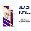 Minnesota Vikings Print Beach Towel, Large Soft Quick Dry Towel for Beach Camping Swimming