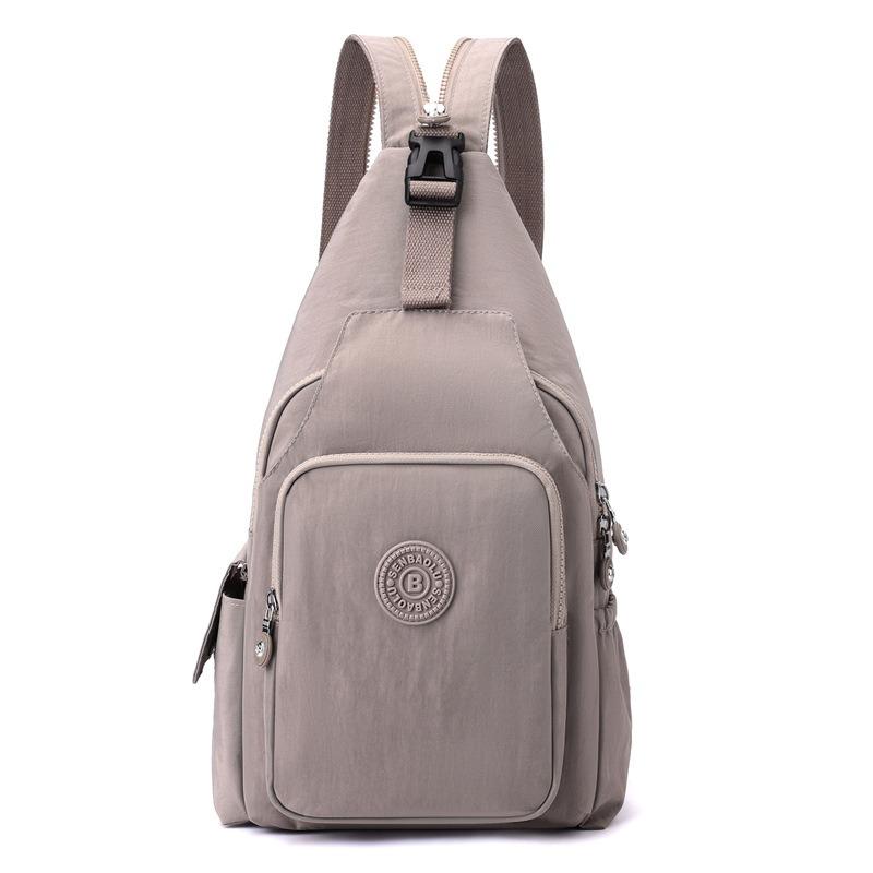 

New Versatile Shoulder Crossbody Bag Lightweight Nylon Bag Multifunctional Men s and Women s Backpack Leisure Travel Breast Bag