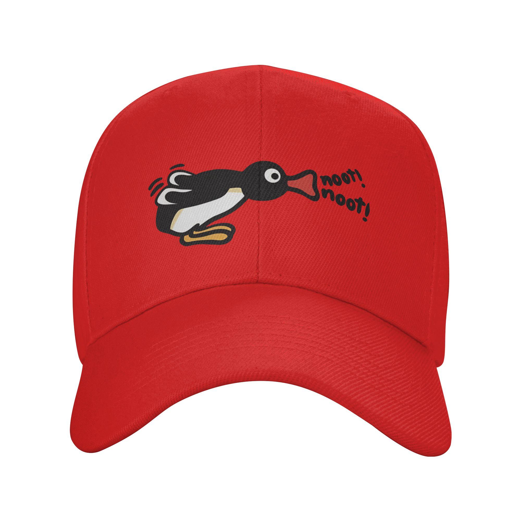 Summer Send Noots Pingu Baseball Cap Tennis Skate Casual Print Sun Trucker Hat Unisex Unisex High Quality Baseball Caps One Size