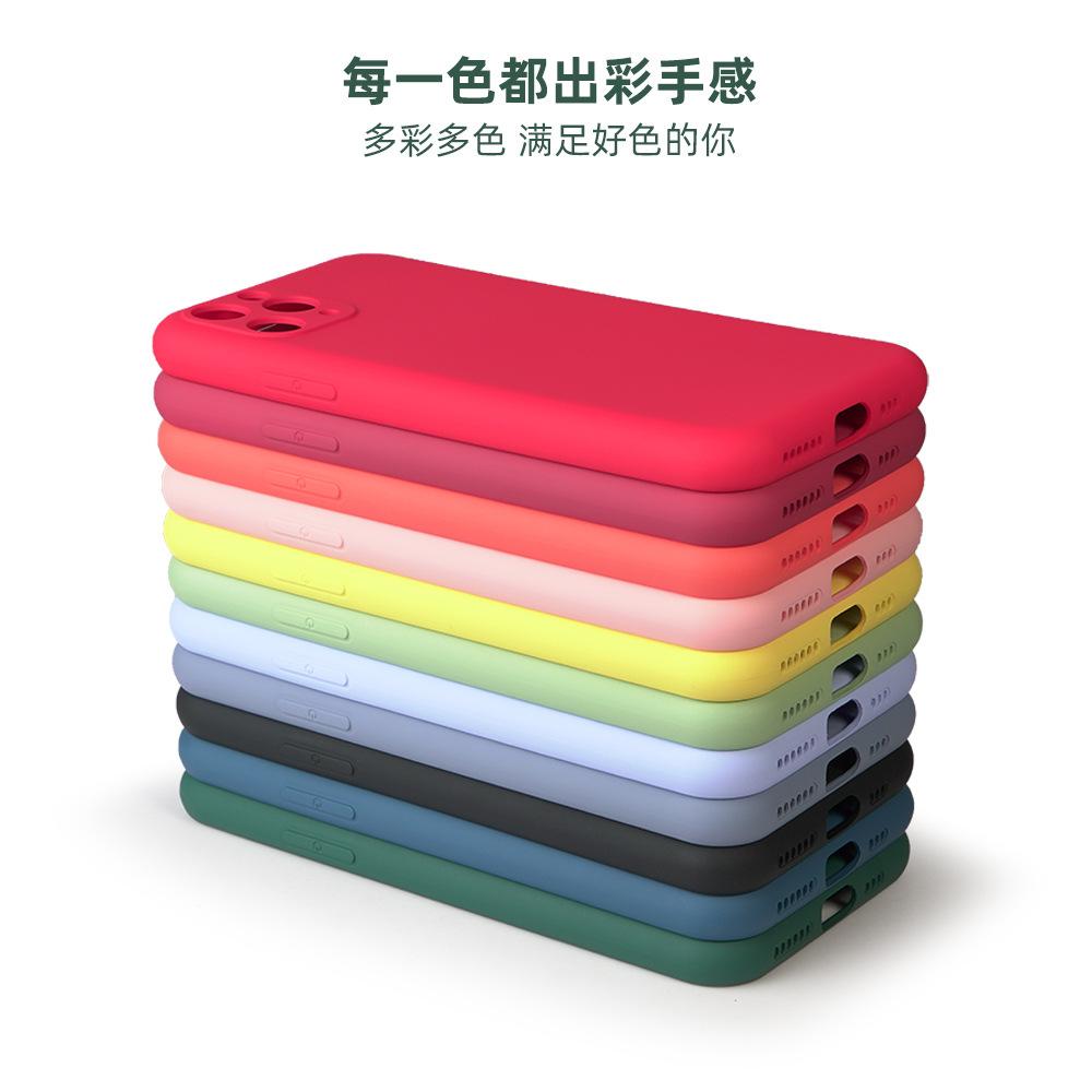Applicable To Apple 13 Mobile Phone Case Iphone12tpu Imitation Liquid Silicone Fine Hole All-inclusive Anti-drop Protective Case 14Pro