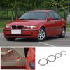 Carbon Fiber Door Speaker Audio Ring Cover Trim For BMW 3 Series E46 1998-2005