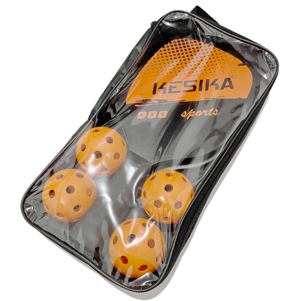 Non-slip Pickle Paddles Rackets Set Poplar Pickleball Paddles Racquet Sports Pickle Paddles  Child