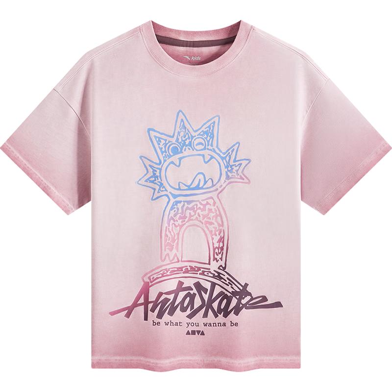 Детская игривая молодежная вязаная футболка с коротким рукавом ANTA 160