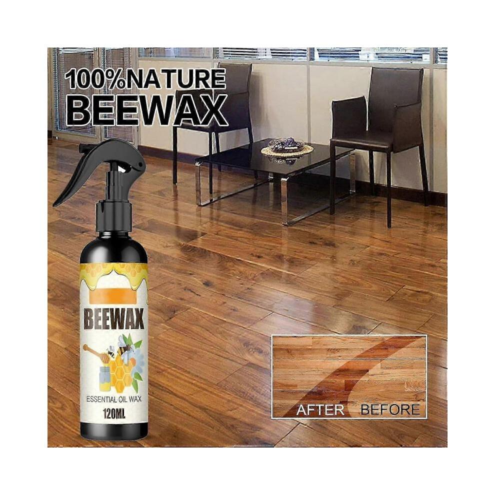 (3 Stück) Natürliches mikro-molekularisiertes Bienenwachsspray, Bienenwachsspray Möbelpolitur und Reiniger, Reparaturwachs für Risse und Kratzer