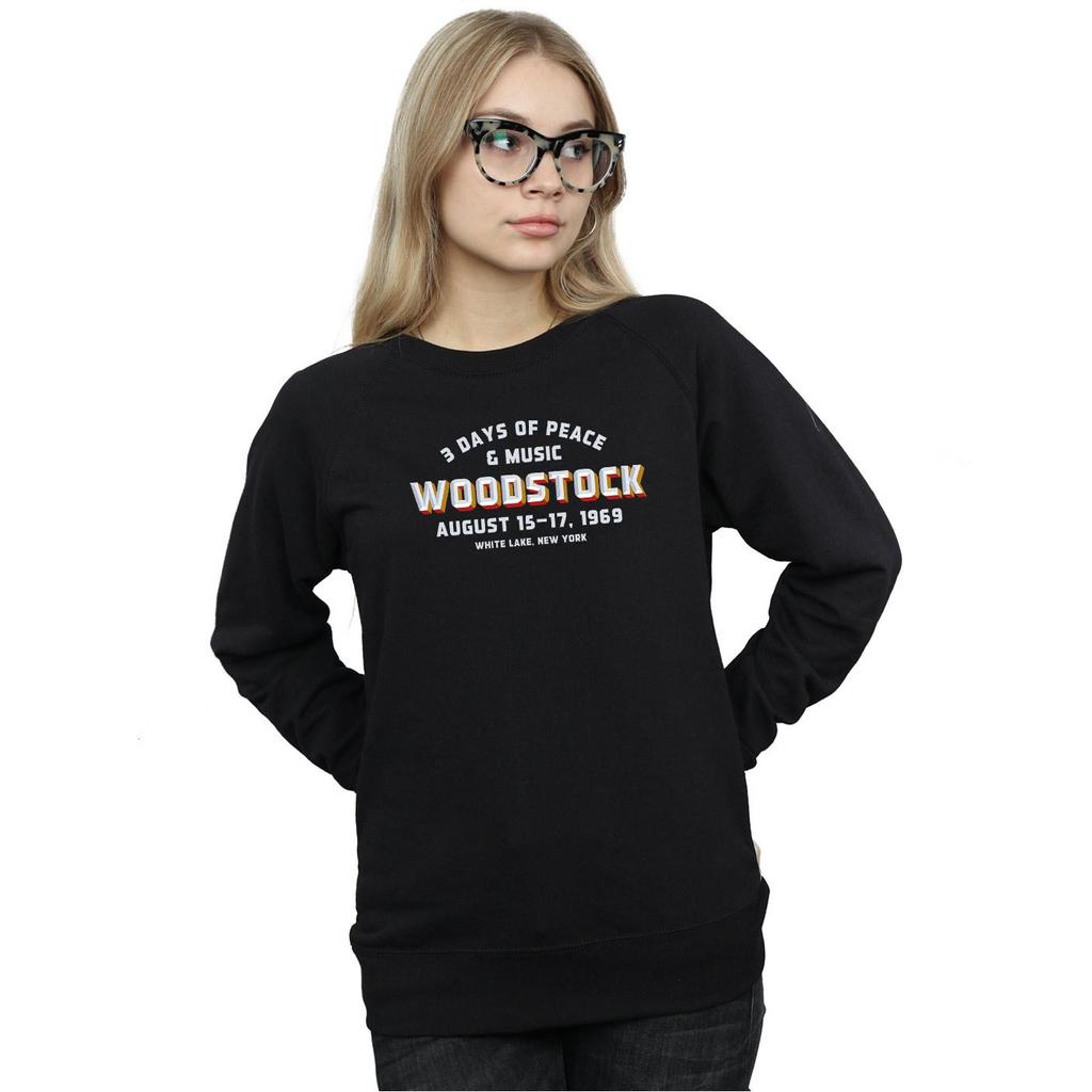 Woodstock Womens/Ladies Varsity 1969 Sweatshirt