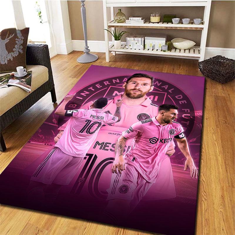 Lionel Messi Carpet Rug for Living Room Bedroom Home Sofa Decoration,Kids Play Non-slip Floor Mat