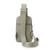 Outdoor Multi-Compartment Men's Chest Bag Solid Color Crossbody Bag