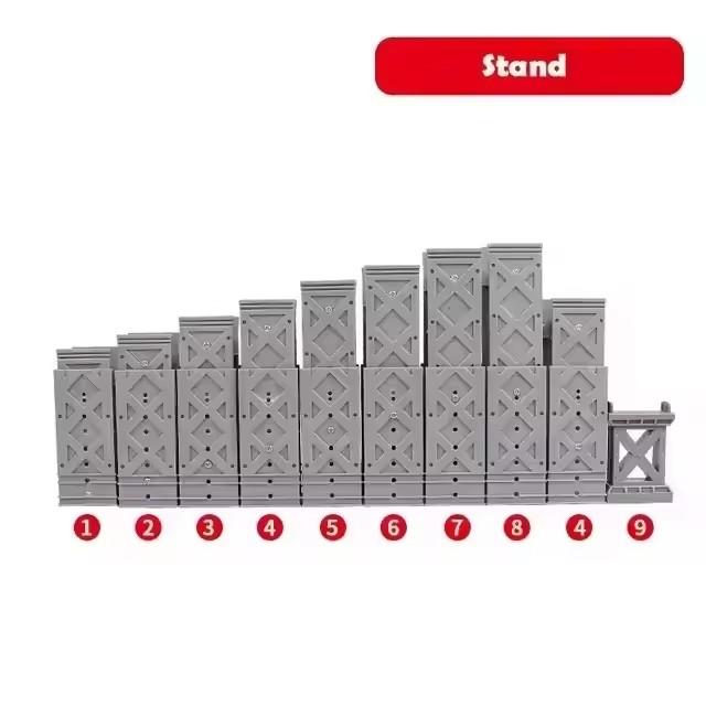 New Kinds of Wooden Tracks Accessories Beech Wood Railway Train Track Bridge Tunnel Station Fit for Wood Tracks Toys for Kids