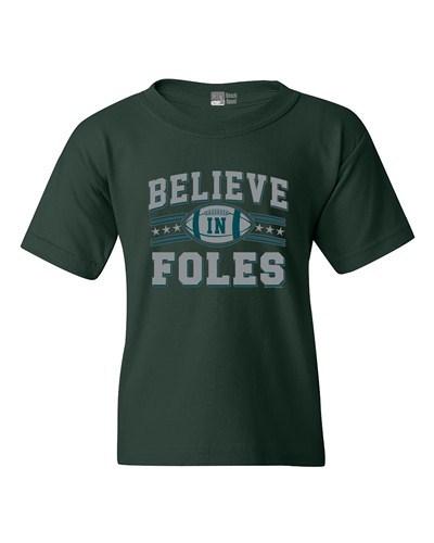 Believe In Foles Philadelphia Game Football Sports DT Youth Kids T-Shirt Tee Unisex T-Shirt S