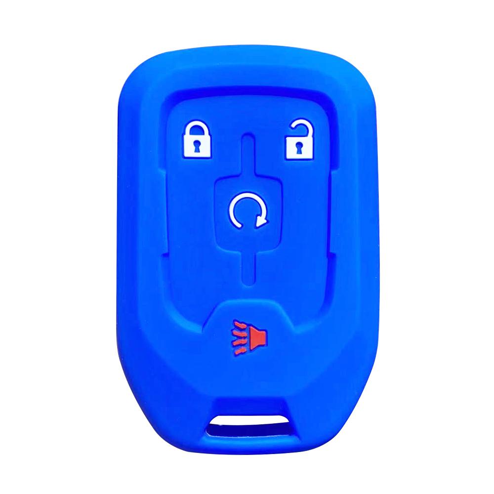 Silicone Key Case For GMC Terrain 2019 Canyon Remote Key Cover For Chevrolet Suburban Silverado 2500 Car Accessories 4/5/6Button