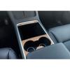 For Tesla Model 3 Y -22 Wood Grain ABS Central Console Panel Cover Trim I