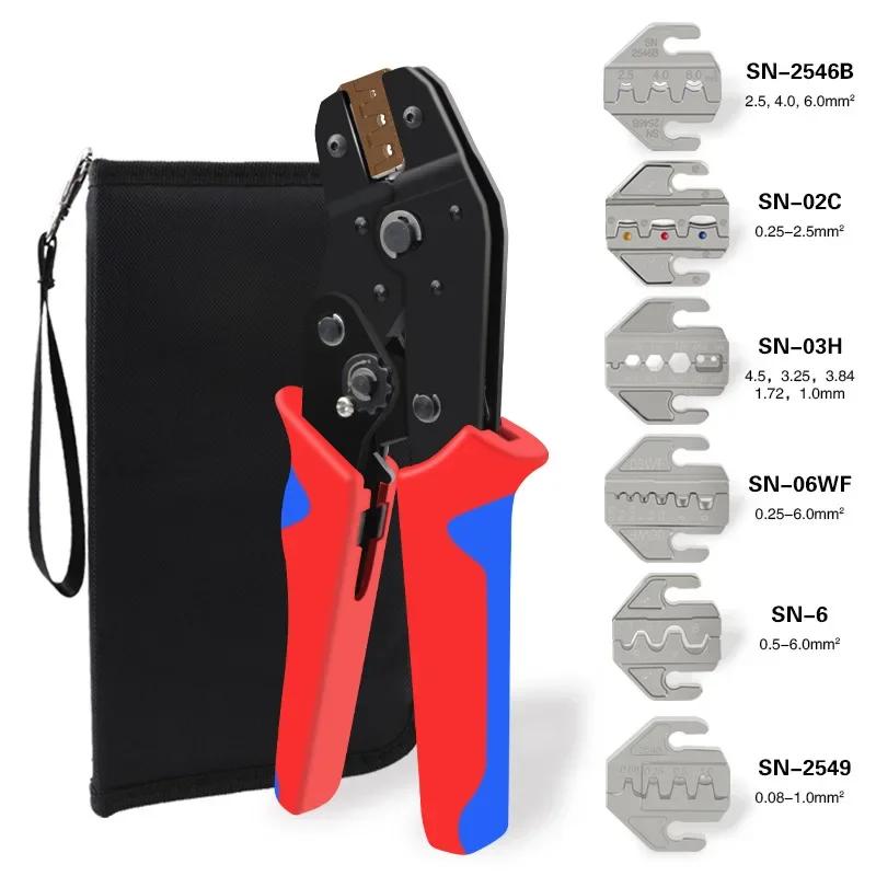 Multi Jaw Crimping Pliers Automotive Plug-in Crimping Pliers Electrical Tools 0.25-1.5mm ² SN-48B/58B
