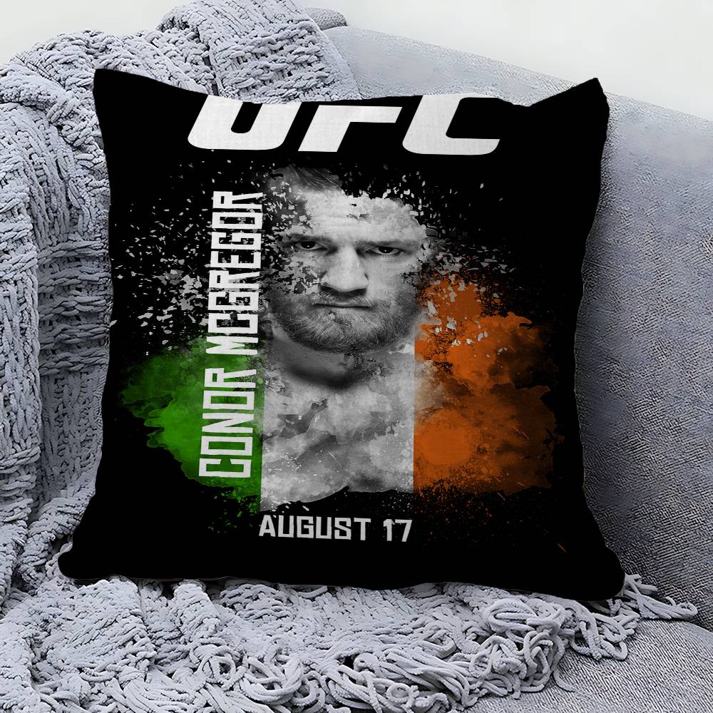 U-Ultimate Fighting Championship UFC Polštář Dárek Dekorace do domácnosti a kanceláře Polštář do ložnice, na pohovku, do auta Potah na polštář