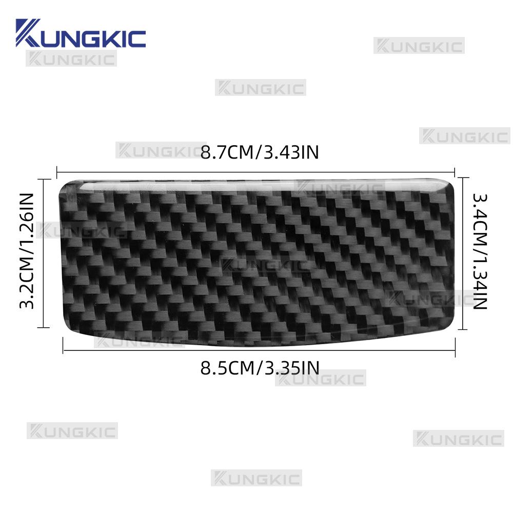Real Soft Carbon Fiber Sticker For Subaru Forester 2019 2020 2025 2025 2025 2025 LHD RHD Car Passenger Co-Pilot Box Switch Trim