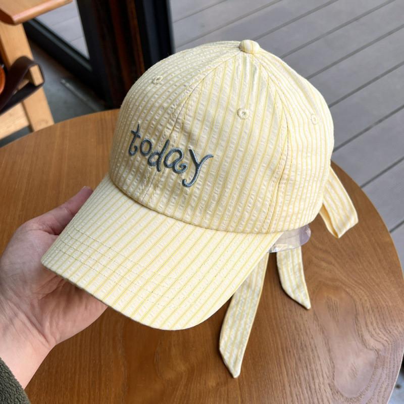 Cotton Embroidered Baseball Cap With Adjustable Strap For Summer Sun Protection