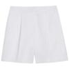 Womens/Ladies Pleated High Waist Shorts