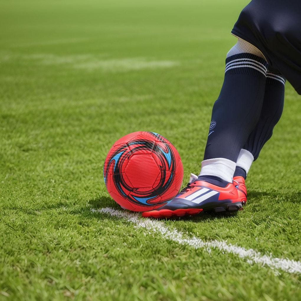 Professioneller maschinengenähter Fußball aus PU-Leder, Wettkampffußbälle, druckfest, Größe 5 4, Trainingsfußball