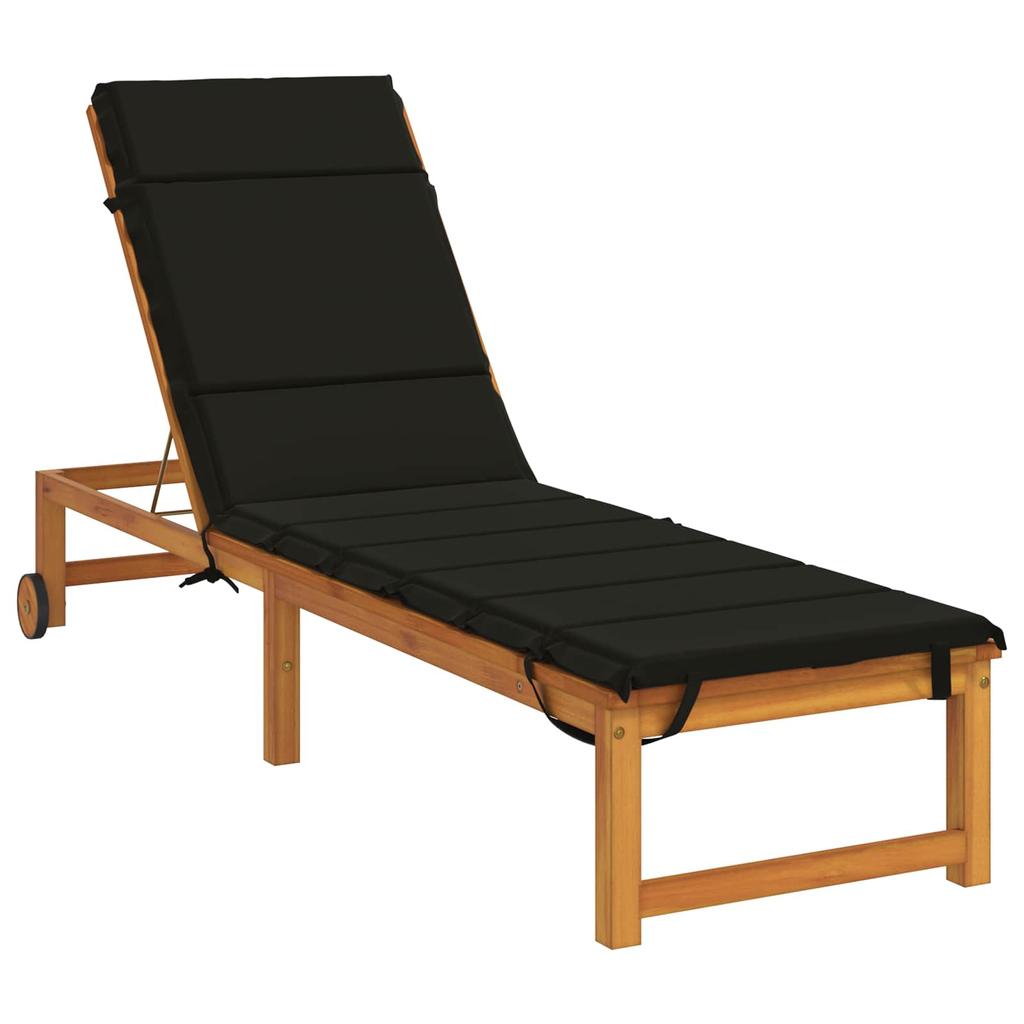 Sun Lounger Cushion GEMERT 100percent  Polyester Black