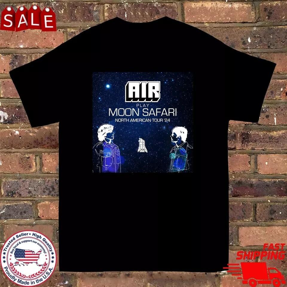 PLAY MOON SAFARI Air Band North America Tour 2024 T Shirt S-5XL Unisex T-Shirt XXL