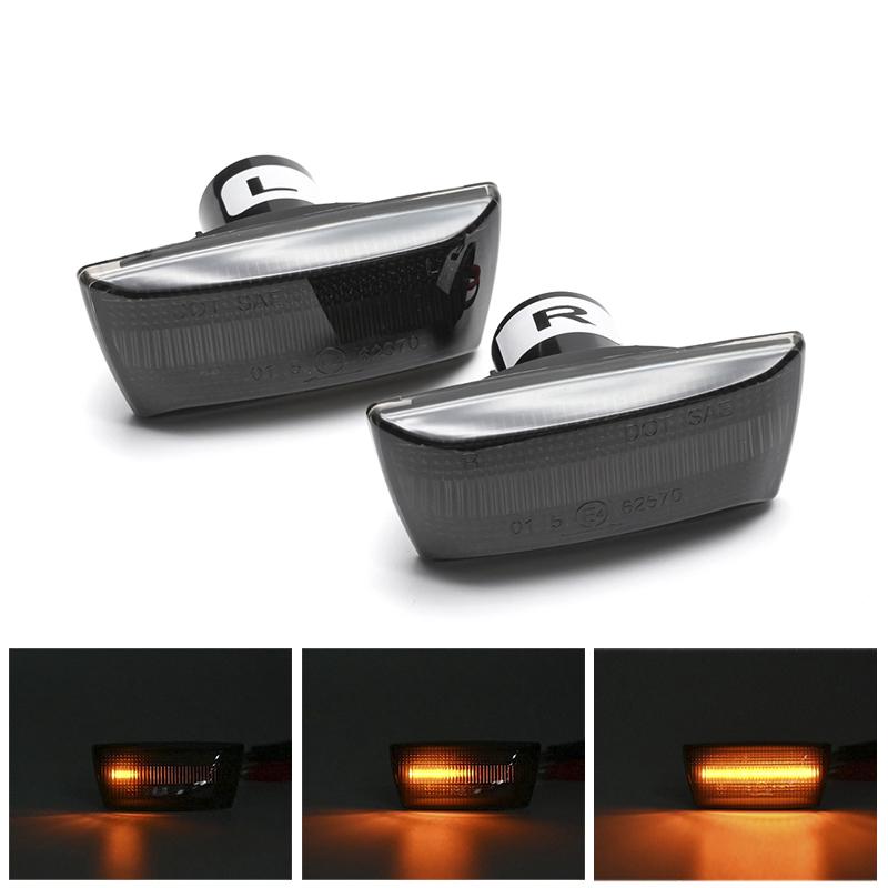 Getönte Linse Wasserdichte LED Seitenblinker Leuchte Dynamisches Blinklicht Für Cadillac BLS 2005-2009 CTS 2008 2009 2010-2013