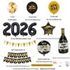 2026 New Year Party Decoration Aluminum Foil Balloon Set