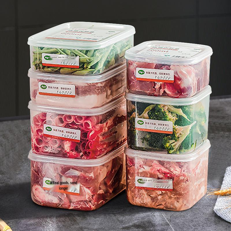 Rectangular Thick Plastic Food Storage Box - Microwaveable & Freezer Safe, Airtight Seal for Freshness