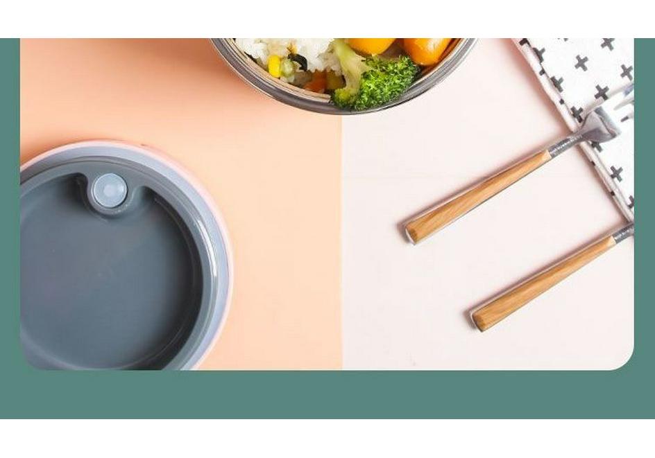 Multi-layer Insulated Stainless Steel Bento Lunch Box with Lid for Students & Office Workers