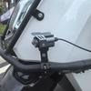 Universal Adjustable Motorcycle Headlight LED Spotlight Bracket Aluminum Mount Holder for Offroad Adventure Riding