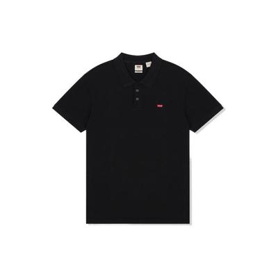 Levis Poloshirt, einfarbig, Kurzarm, Unisex, Schwarz, A0229-0005