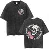 Gym Rat Muscle Mommy Pump Cover Vintage Washed Tshirt Powerlifting Workout Bodybuilding T Shirt Men Women Fitness Loose Tshirt