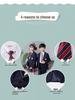 Spring & Autumn British-Style School Uniform Set - Children's Academy Blazer, Class, and Kindergarten Uniform, 4-Piece.