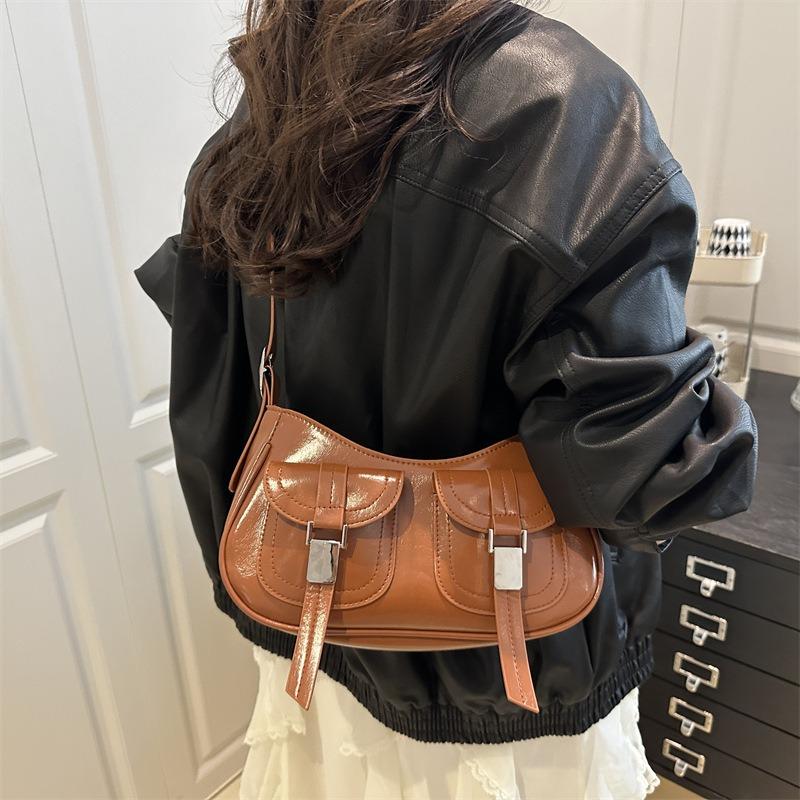Simple Design Armpit Bag Autumn New Fashion Trend Versatile Dumpling Bag Single Shoulder Oblique Span Bag