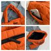 Ielgy Fashion Casual Large-Capacity Korean Version Cotton-padded Bag Simple Shoulder Tote Bag