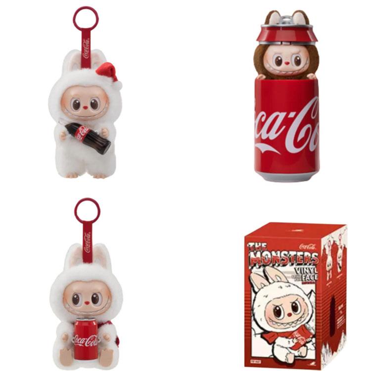 POP MART Labubu The Monsters Coca Cola Series Surprise Shake Vinyl Plush Figure, Single Mystery Box