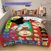 Colorful Chaos Comic Strip Adventure Print 3Pcs Bedding Setduvet Cover With 2 Bedropillowcase Home Birthday Gift