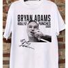 Official Bryan Adams 2025 Canada Tour T Shirt Men's White ConcerT Shirt Soft Breathable Fabric Classic Crew Neck Design