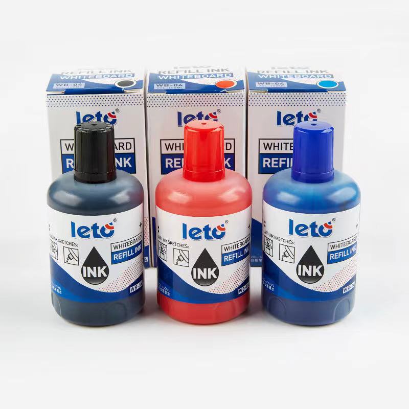 1 Box 100ml Whiteboard Marker Ink Refill Fluids Red Blue Black Green Colors Compatible with All Erasable Whiteboard Markers