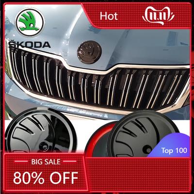 AAABO1 Car Sticker 2025 New ABS Car Front Hood Cover Logo for Superb Karoq Kamiq Octavia Rapid Spaceback Rapid Kodiaq Emblem Stic