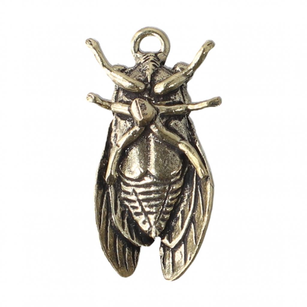 Handmade Cicada statue Creative Pure Brass Exquisite Ornaments Lifelike