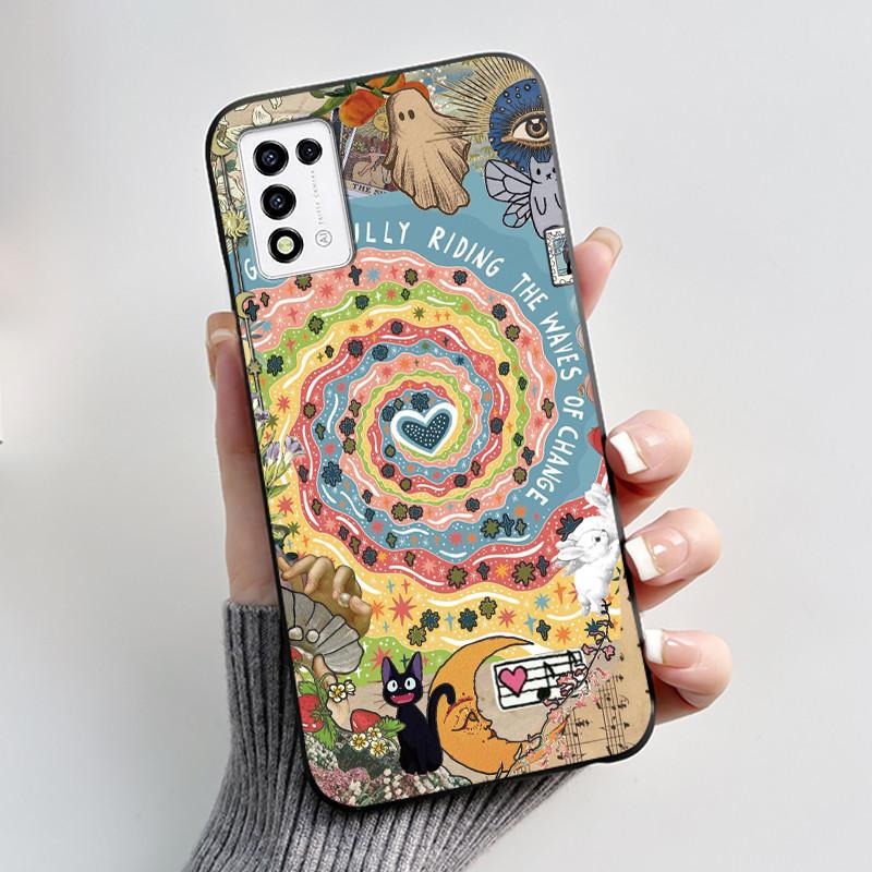 Cute Case For ZTE Libero 5G iii (A202ZT) / Libero 5G ii (A103ZT) Printing Shell Protective Cover Soft Silicone Cartoon Casing