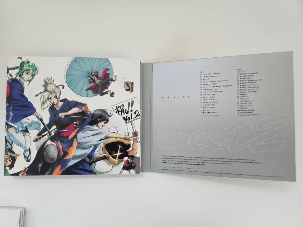 Gintama Limited Edition Theme Song Collection Best 2 CD+DVD+Booklet+Pokémon Used