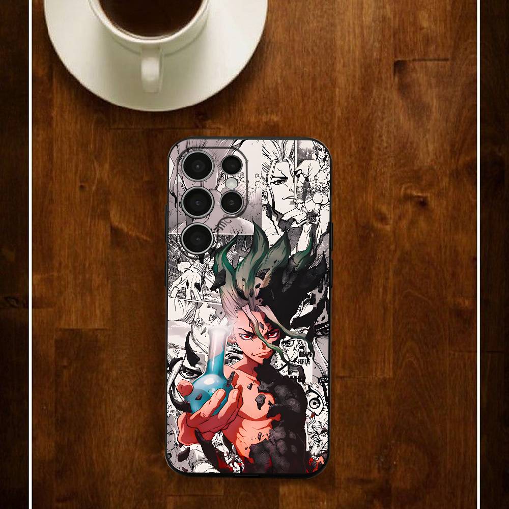

Dr.STONE I-Ishigami Oki Phone Case For Samsung S24 25 23 22 21 20 Plus Ultra 5G Lite Shockproof Cover Samsung S21plus