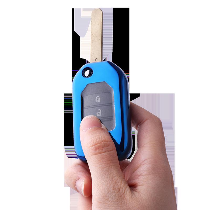 Tpu Full Protect Key Shell Cover Key Case For Honda Civic Cr-V Hr-V Accord Jade Crider Odyssey - Remote Protector
