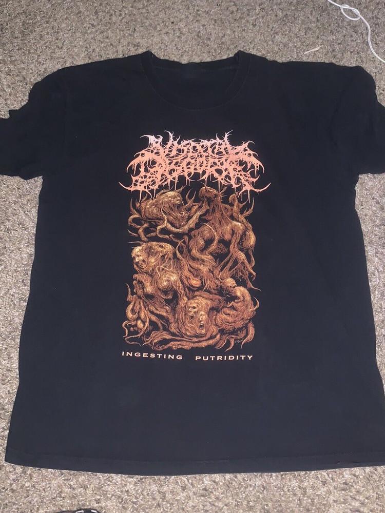

Disgorge Band Футболка з принтом Ingesting Putridity 100% Бавовна Унісекс S-5XL DI469 S