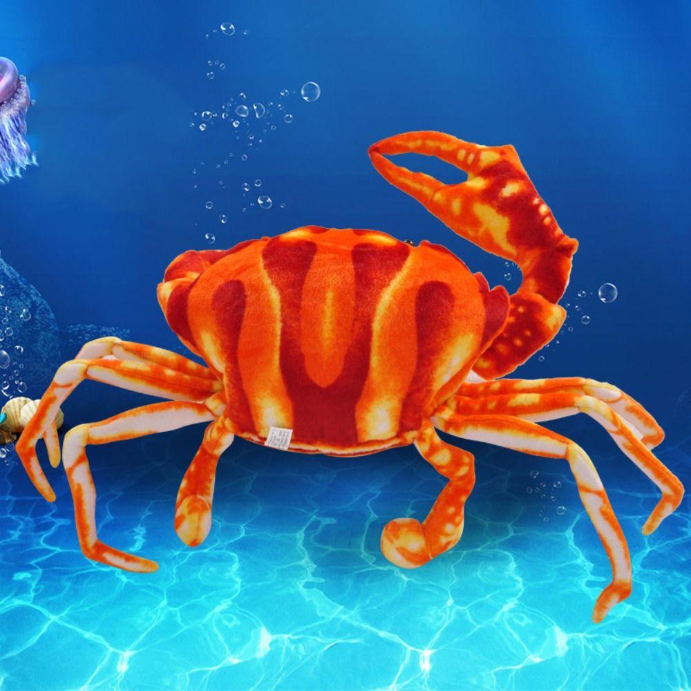 Emulierter Krebs Krebs Stofftier Plüschpuppe Flauschiger Krebs Stofftierpuppe Kinder Mädchen Jungen