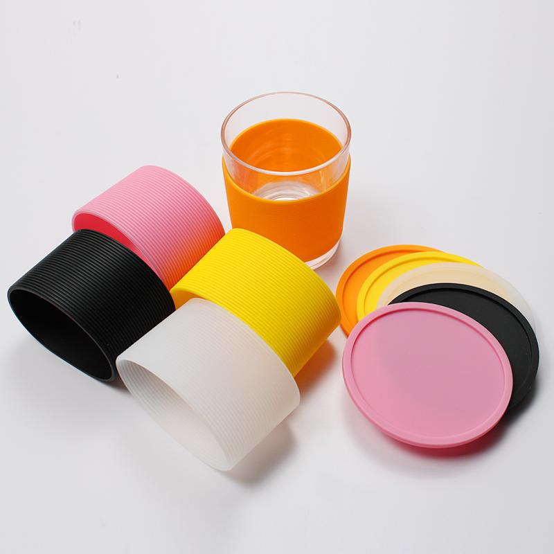 Set 6 Bucăți Suporturi de Pahar din Silicon pentru Băuturi Antiderapante Durabile Reutilizabile Set Suporturi de Pahar Antiderapante Suporturi de Pahar din Silicon